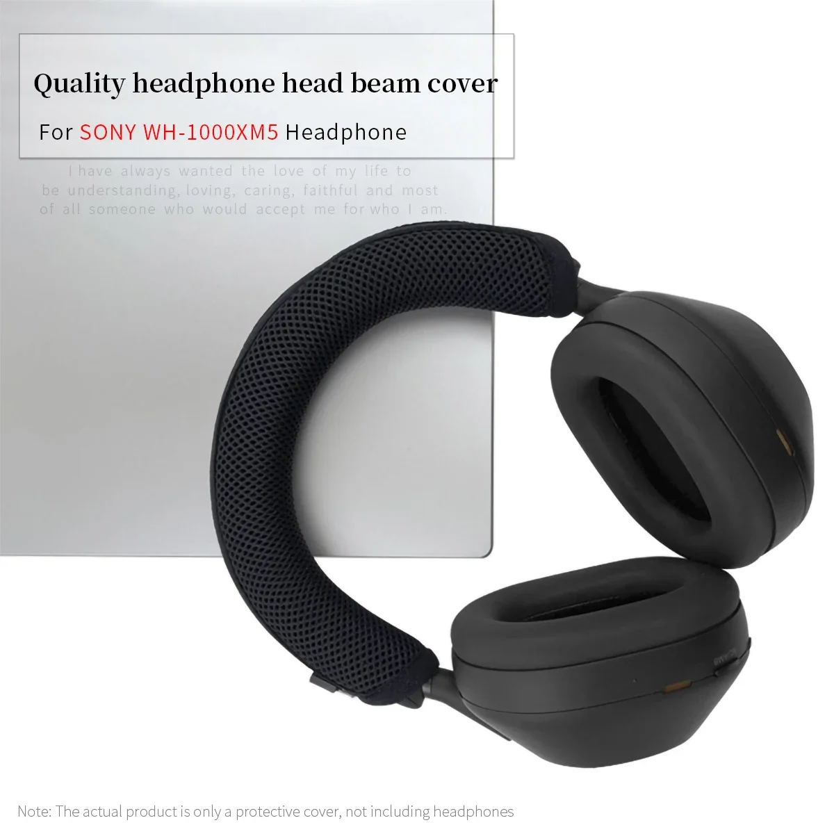 Sony Headphone Wh-1000Xm5 - ปลอกหุ้มสายคาดศีรษะหูฟังคุณภาพสูง ให้สัมผัสที่เหนือระดับ สำหรับหูฟัง Sony WH-1000XM5 ปลอกป้องกันสายคาดศีรษะผ้าถักมีซิป