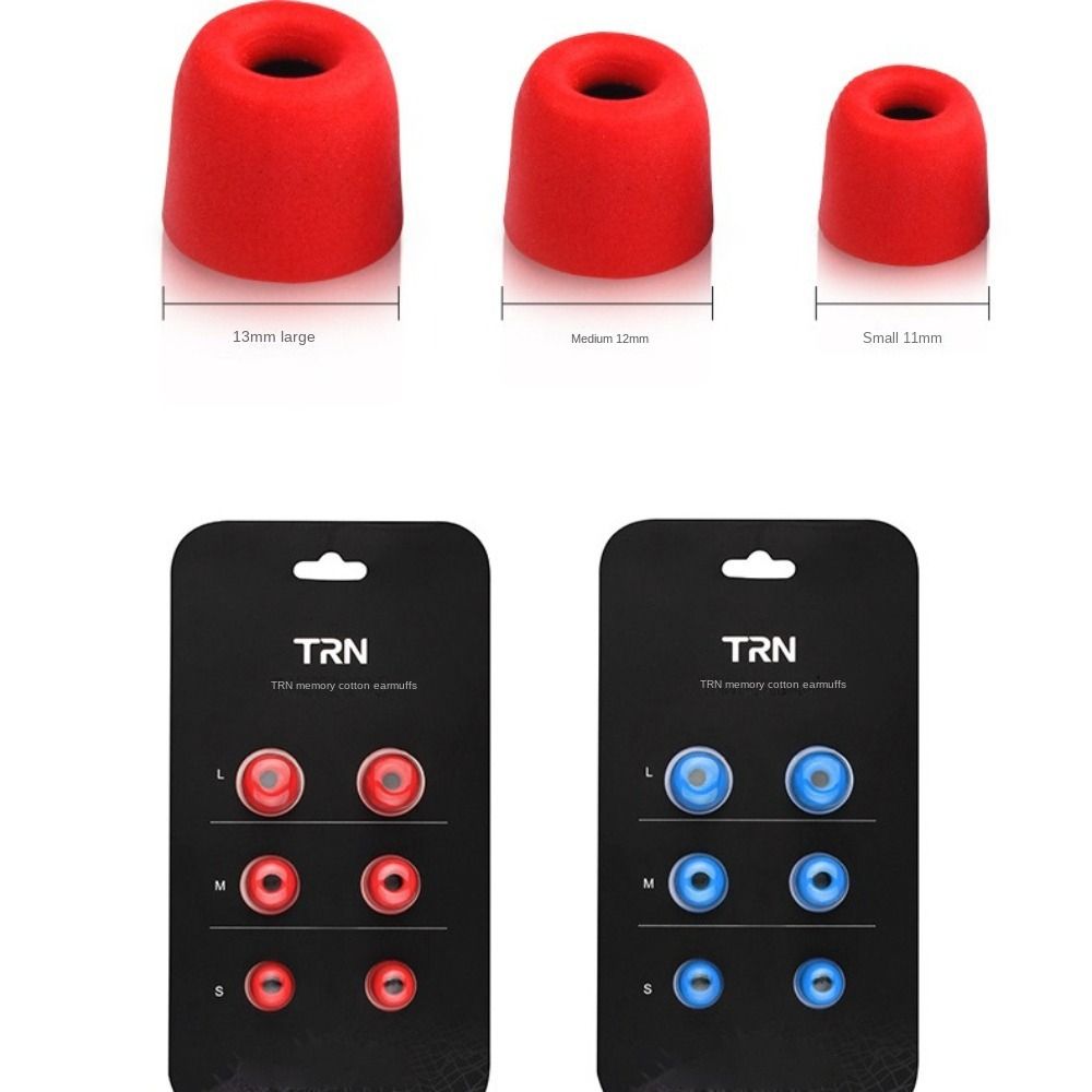 Earphone Foam Tip - 3 คู่ (6 ชิ้น) จุกหูฟังกันเสียงรบกวนแบบสากล จุกหูฟังอัปเกรดเพื่อความสบาย