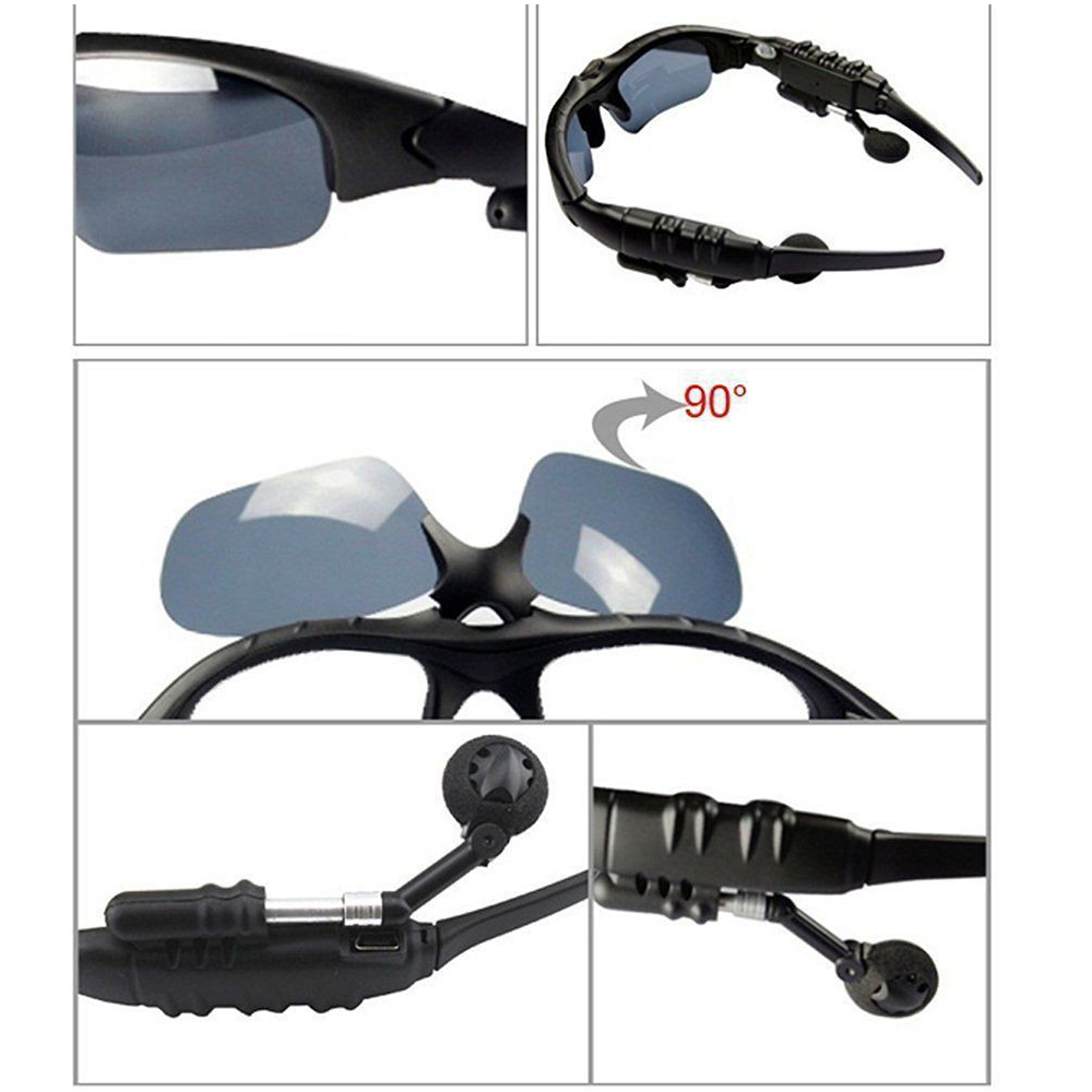 บลูทูธแว่นตาเดินป่าแว่นตาสมาร์ - Bluetooth Headset On Ear บทวิจารณ์และราคา