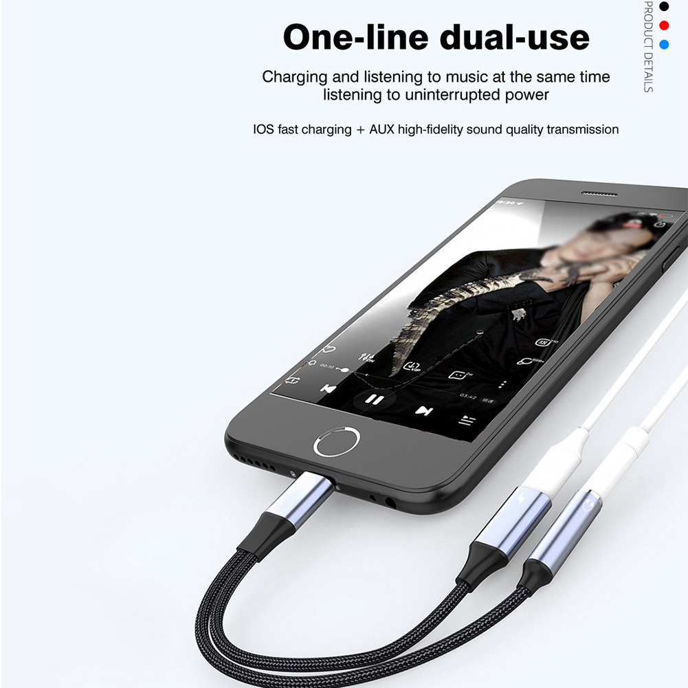 อะแดปเตอร์แปลงเสียง 2 in 1 Typ - Earphone Splitter Jack บทวิจารณ์และราคา
