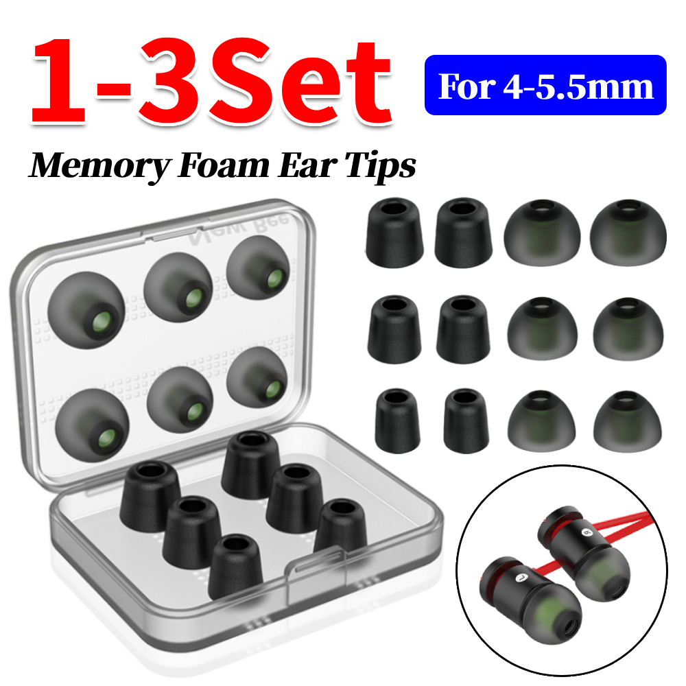 1-3 ชุดจุกหูฟังเมมโมรี่โฟมพร้อ - Earphone Foam Tip บทวิจารณ์และราคา