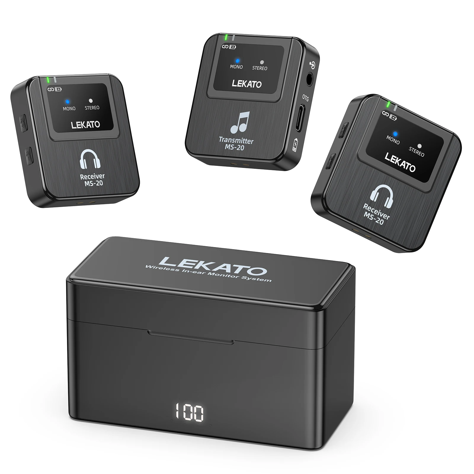 ระบบมอนิเตอร์ไร้สายในหู Lekato - In Ear Monitor Iem บทวิจารณ์และราคา