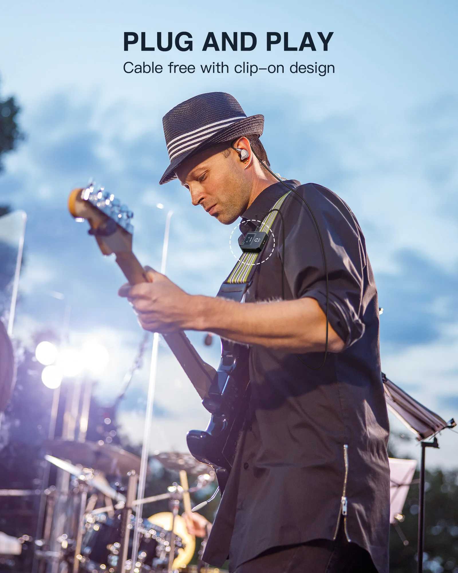 ระบบมอนิเตอร์ไร้สายในหู Lekato - In Ear Monitor Iem บทวิจารณ์และราคา
