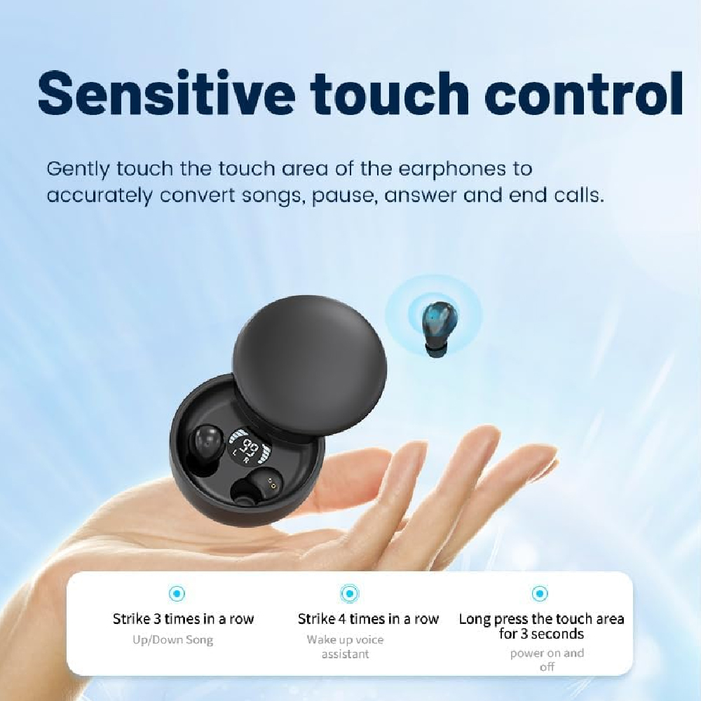 หูฟังขนาดเล็กแบบมองไม่เห็น หูฟ - Wireless Earbuds Tws บทวิจารณ์และราคา