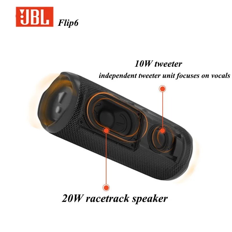 JBL Flip 6 ลำโพงไร้สายขนาดกะทั - Jbl Speaker Flip 6 บทวิจารณ์และราคา