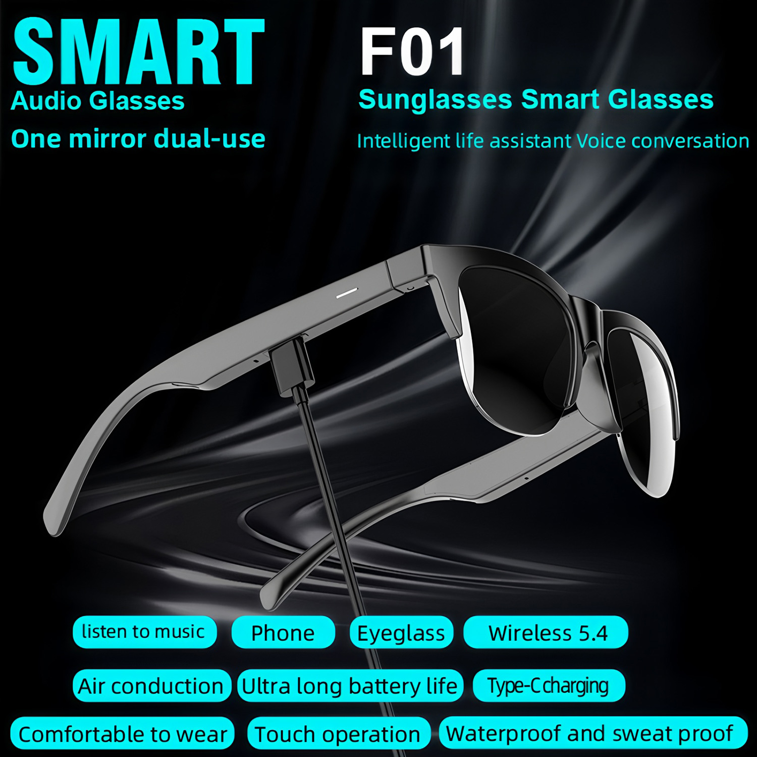 แว่นกันแดดอัจฉริยะพร้อมระบบเสี - Bluetooth Headset On Ear บทวิจารณ์และราคา